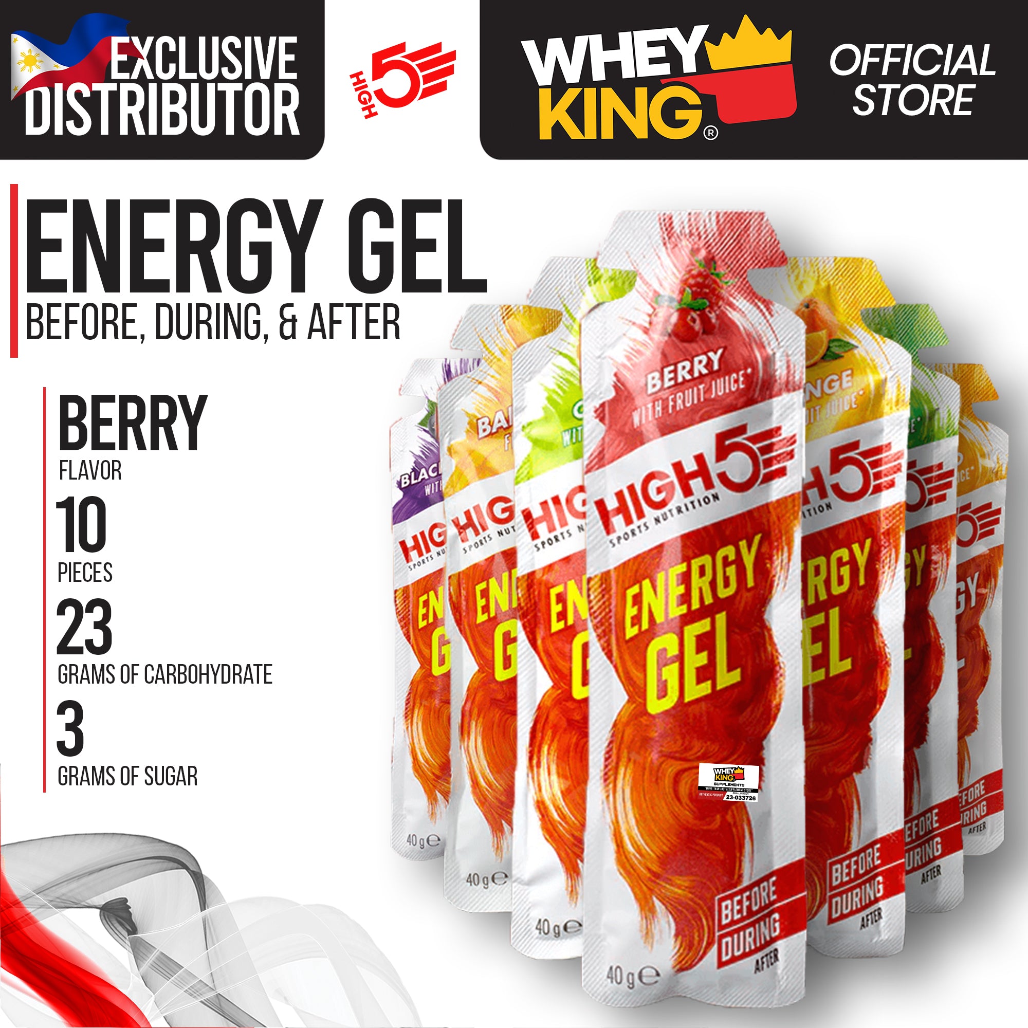 HIGH5 Energy Gels (10pcs)