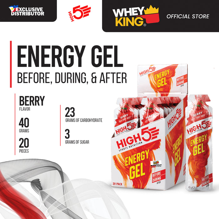 HIGH5 Energy Gels - 1 Box 20 Pcs