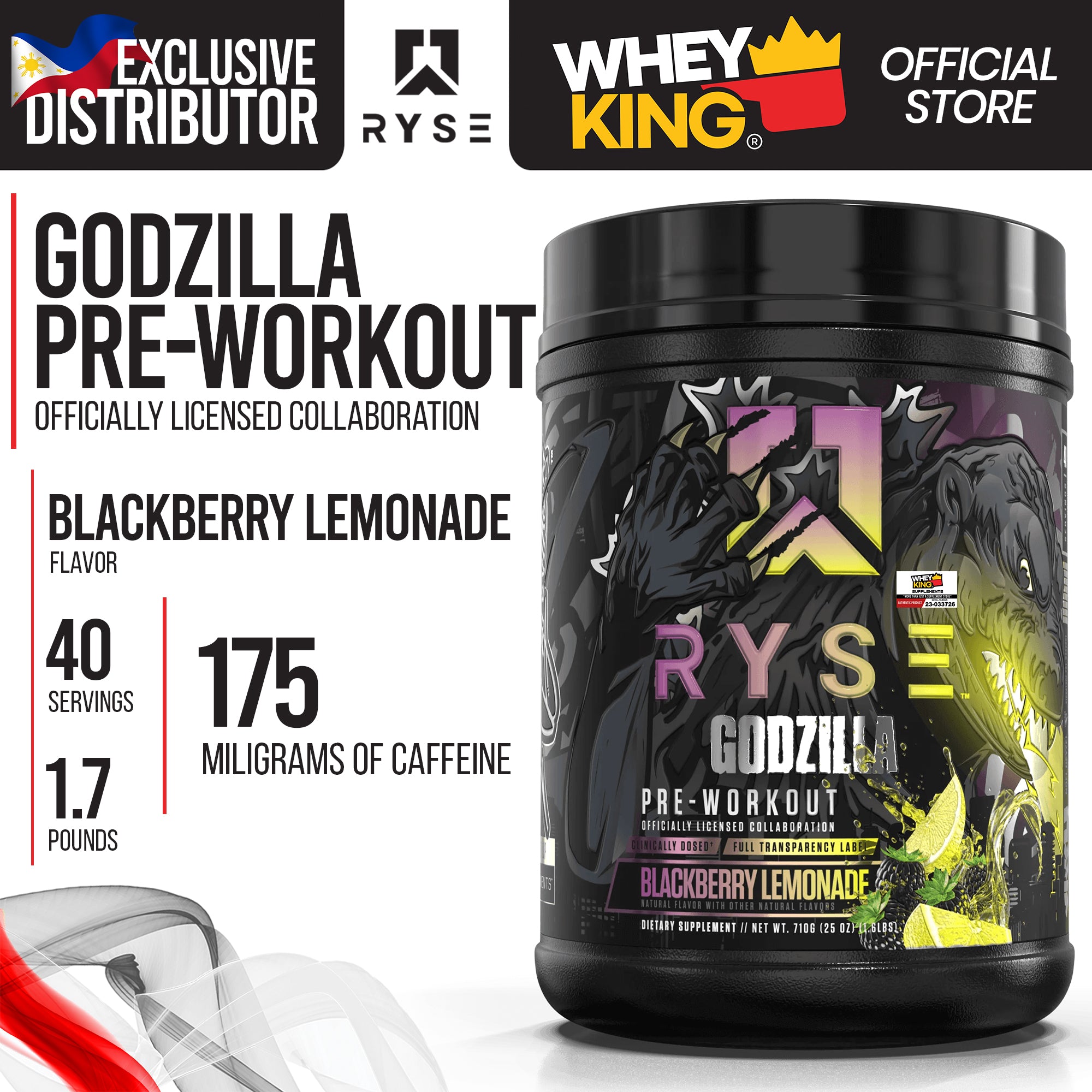 RYSE - Godzilla Pre-Workout