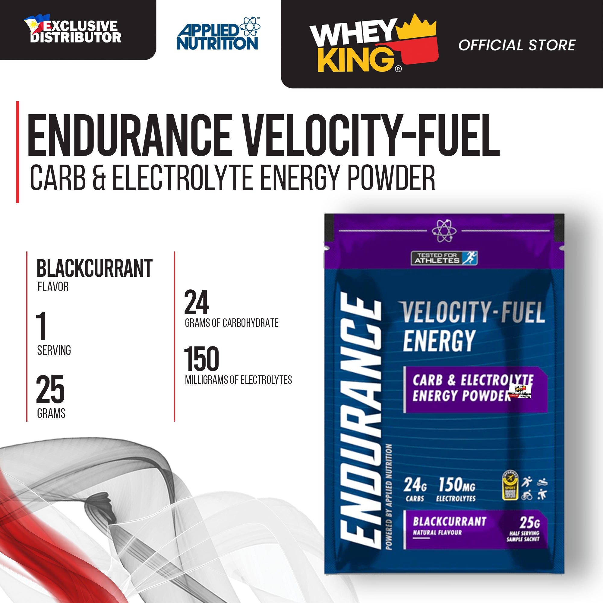 Applied Nutrition - Endurance Velocity Fuel Energy Travel Kit Sachet