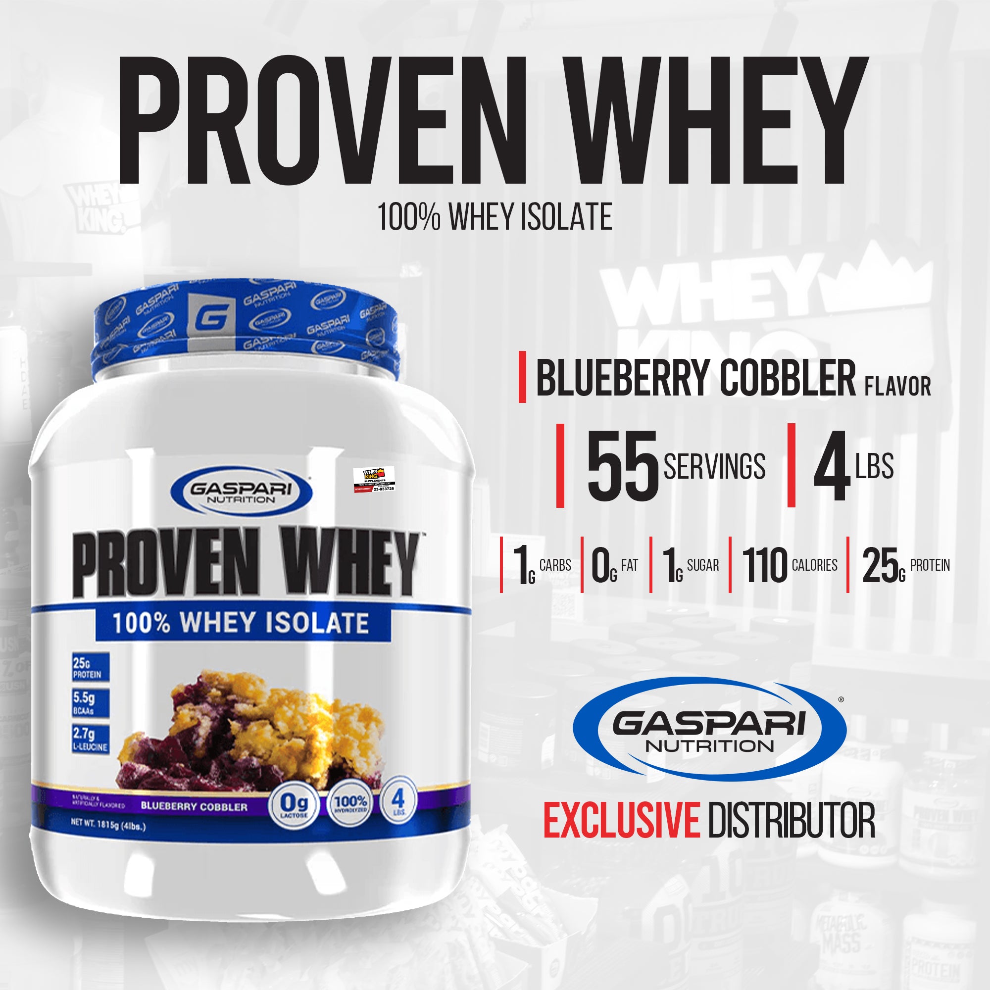 Gaspari Proven Whey (4lbs)