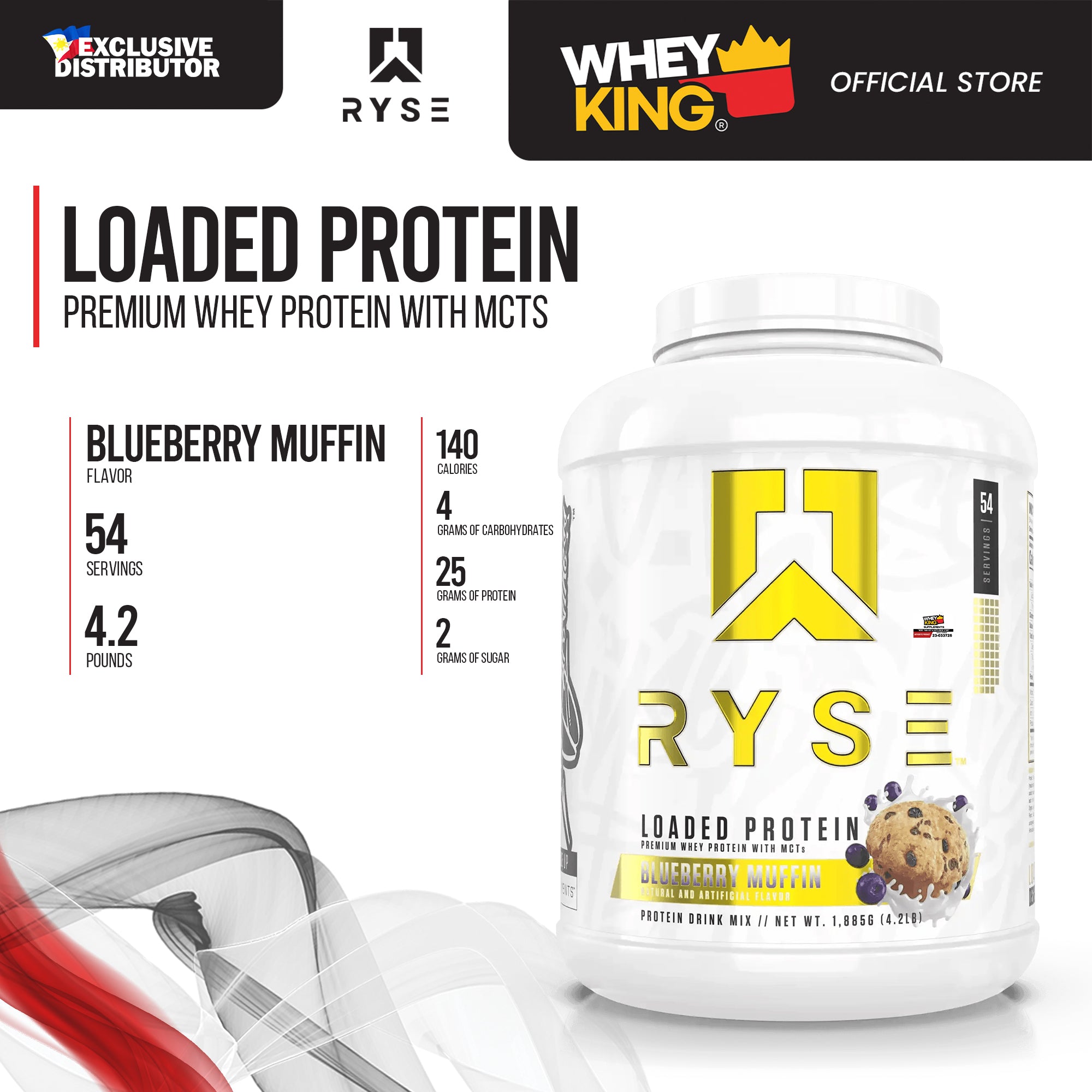 RYSE - Loaded Protein (4lbs)