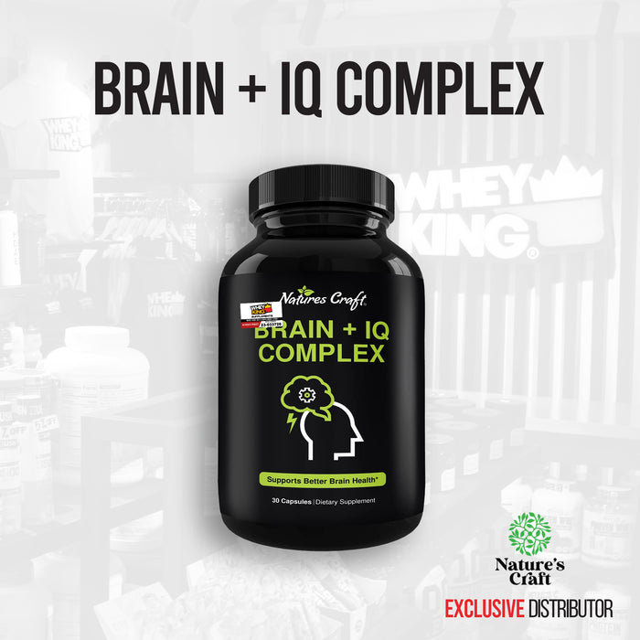 Natures Craft Brain + IQ Complex - 30 Capsules