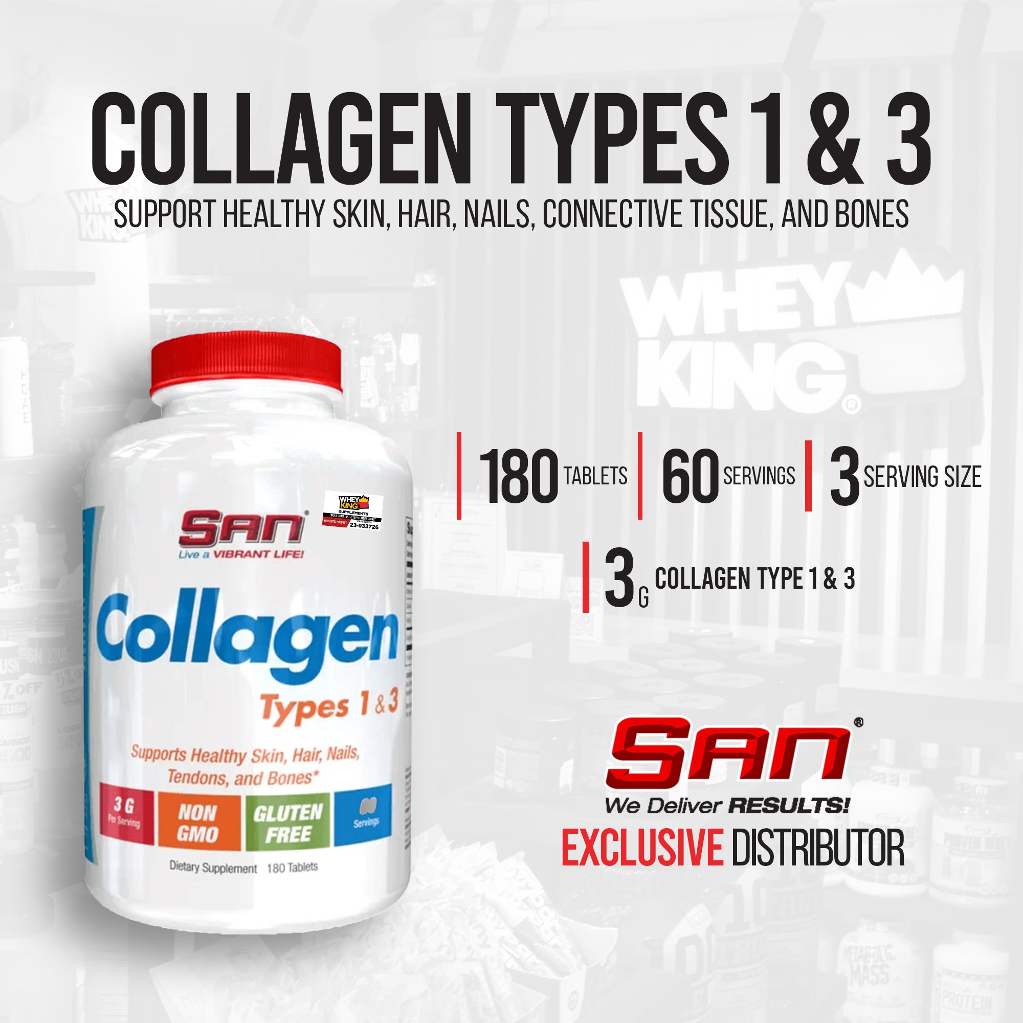 San Nutrition - Collagen Type 1 & 3 Tablet