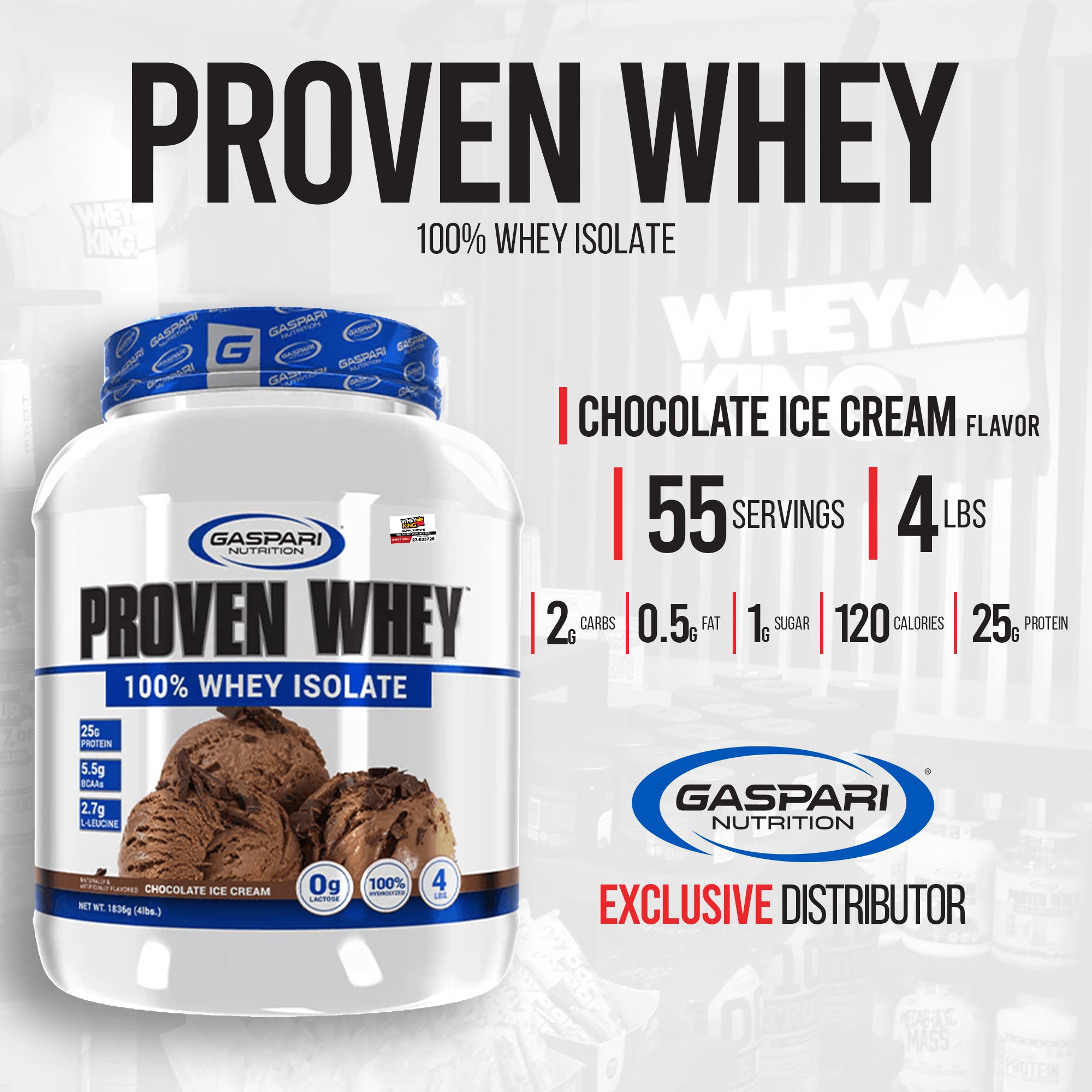 Gaspari Proven Whey (4lbs)