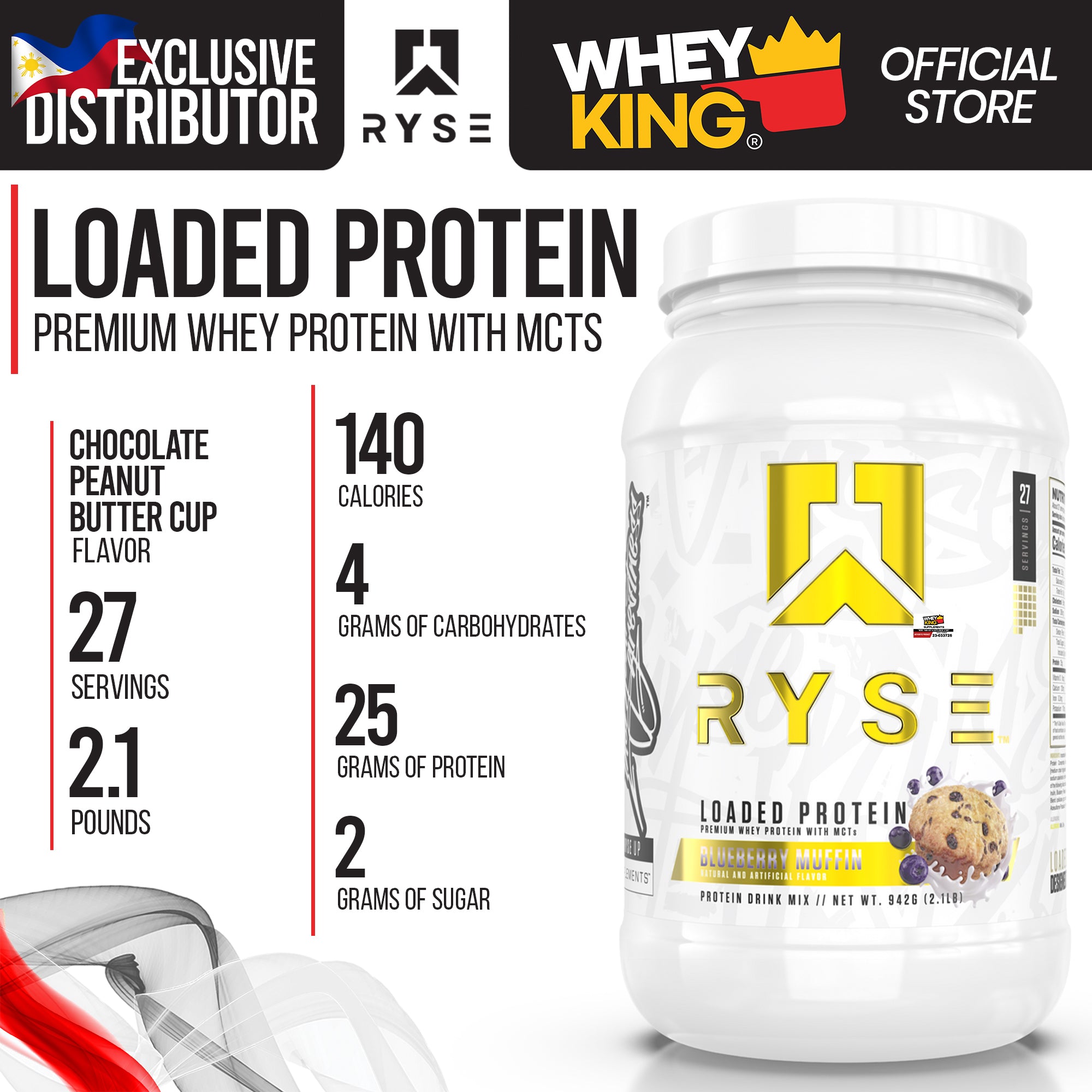 RYSE - Loaded Protein (2lbs)