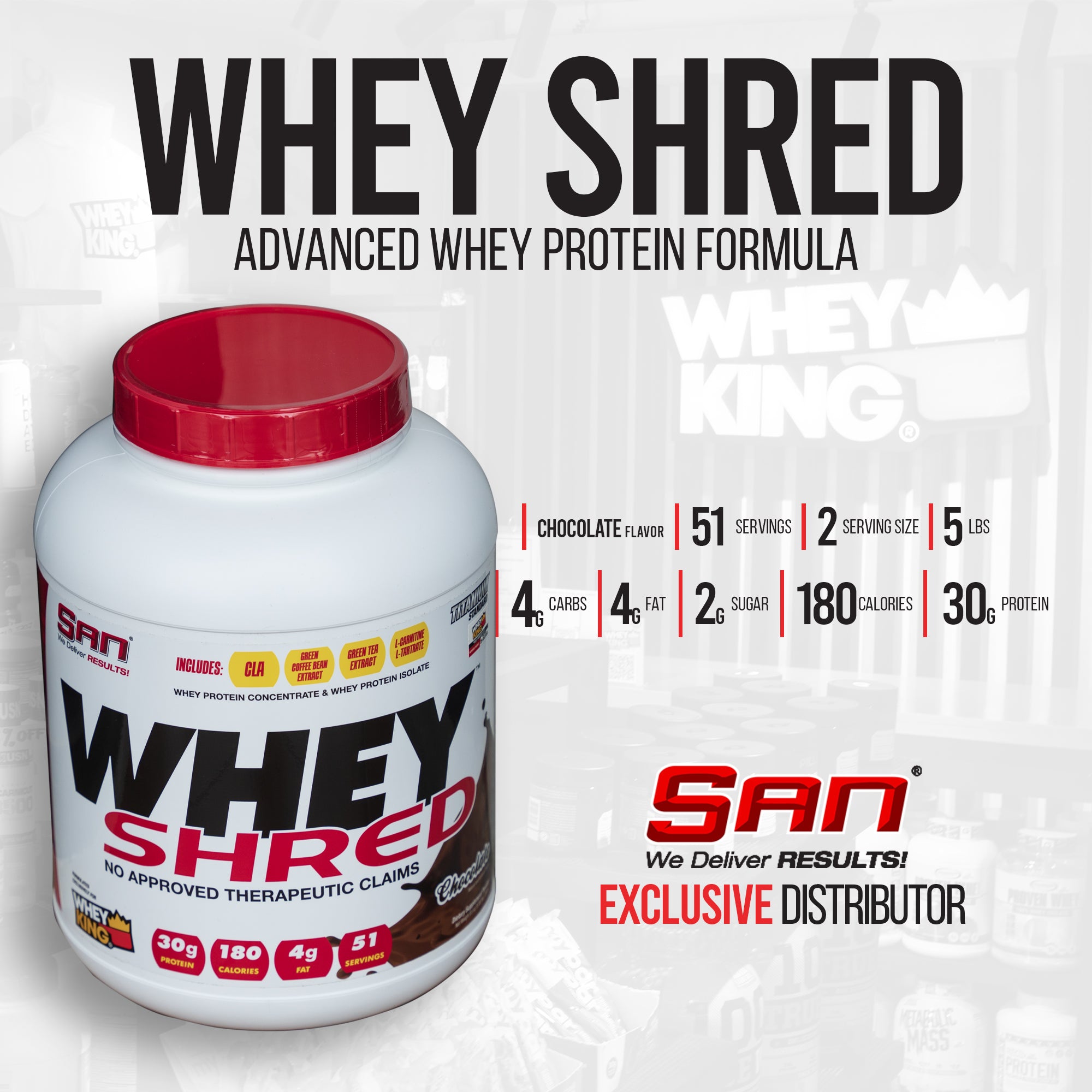 San Nutrition Whey Shred