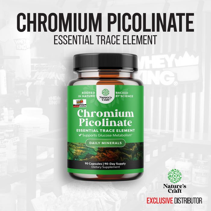 BUY 1 GET 1=Natures Chromium Picolinate | 90 Capsules Exp 01/31/2025