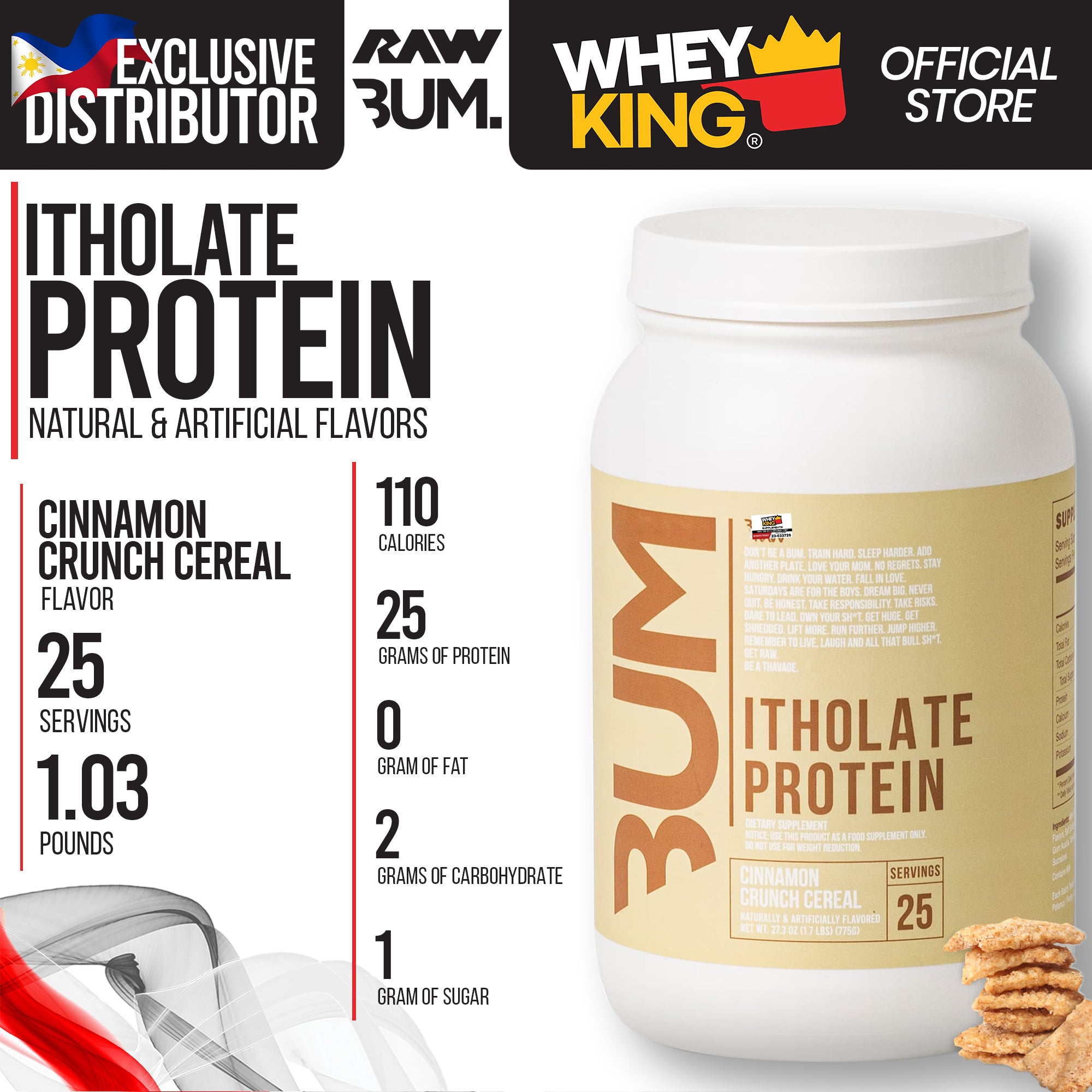 RAW Nutrition | CBUM - Itholate Protein