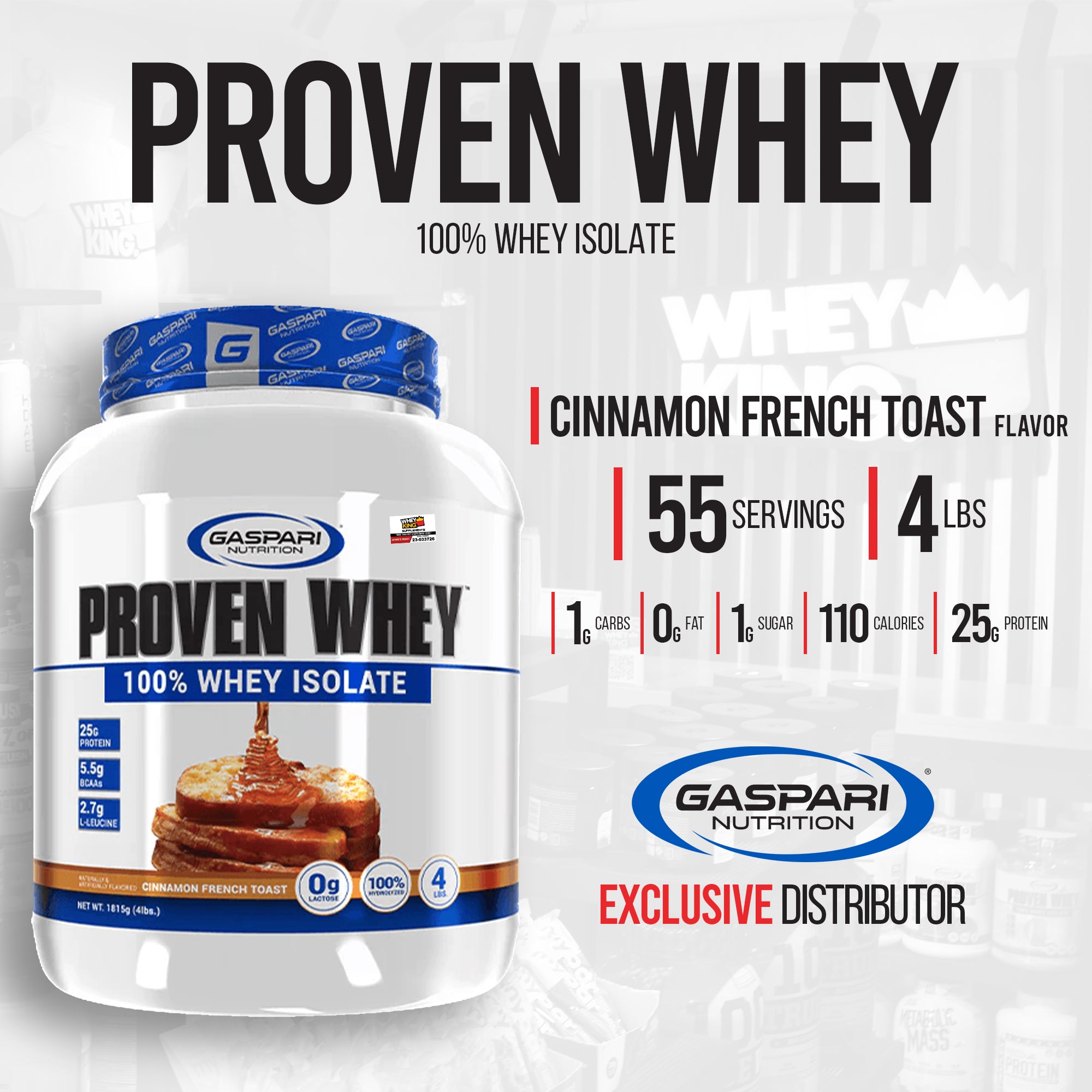 Gaspari Proven Whey (4lbs)