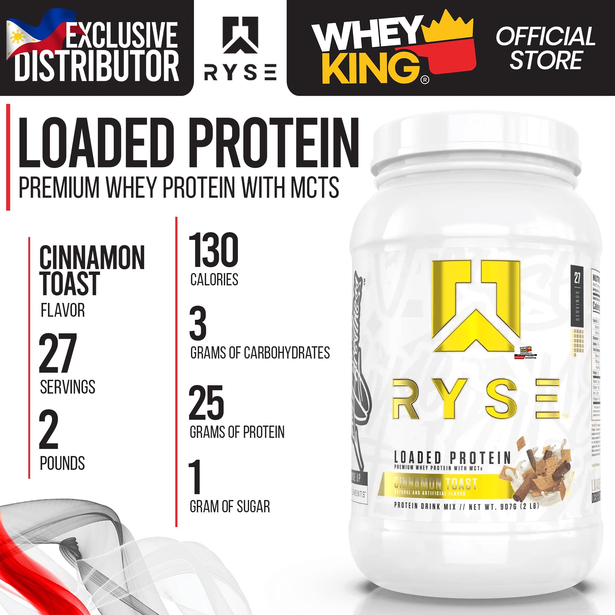 RYSE - Loaded Protein (2lbs)