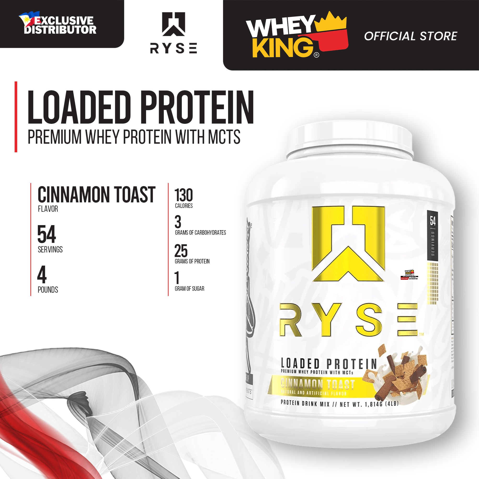 RYSE - Loaded Protein (4lbs)