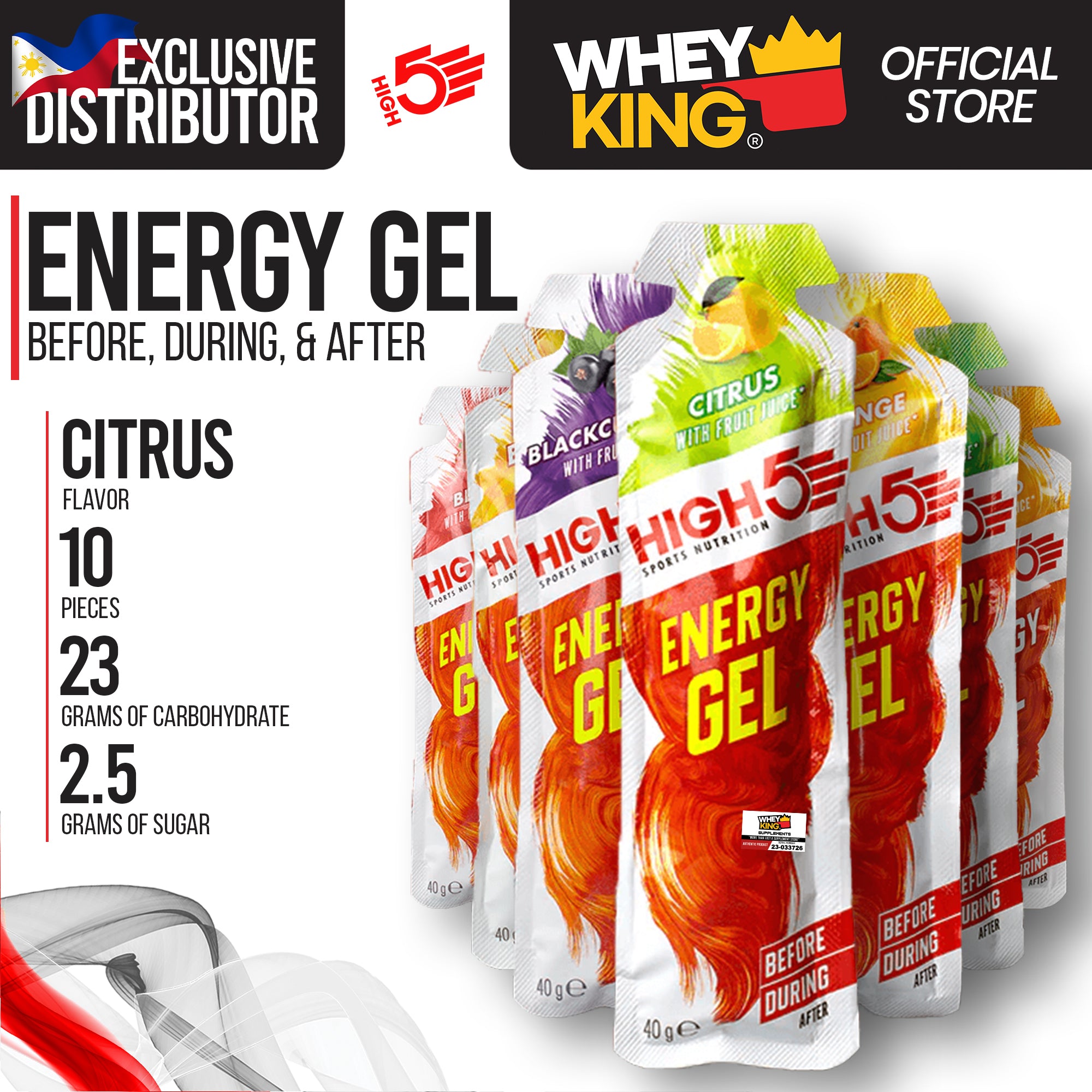 HIGH5 Energy Gels (10pcs)