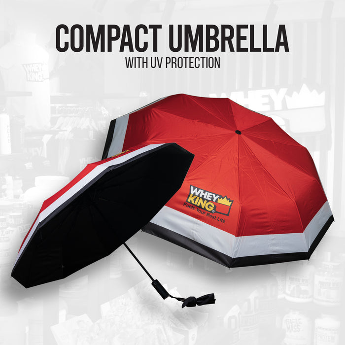 Whey King Compact Umbrella With UV Protection