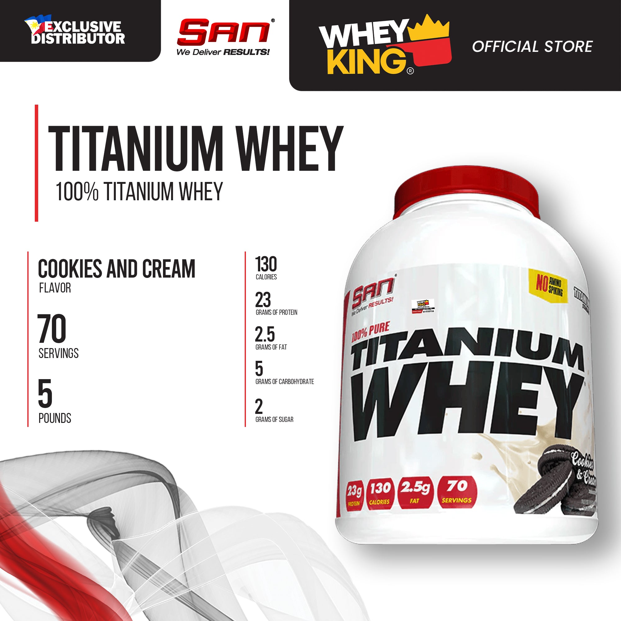 San Nutrition - Titanium Whey (5lbs)