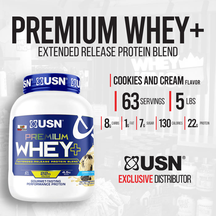 USN Premium Whey+ Protein 5lbs