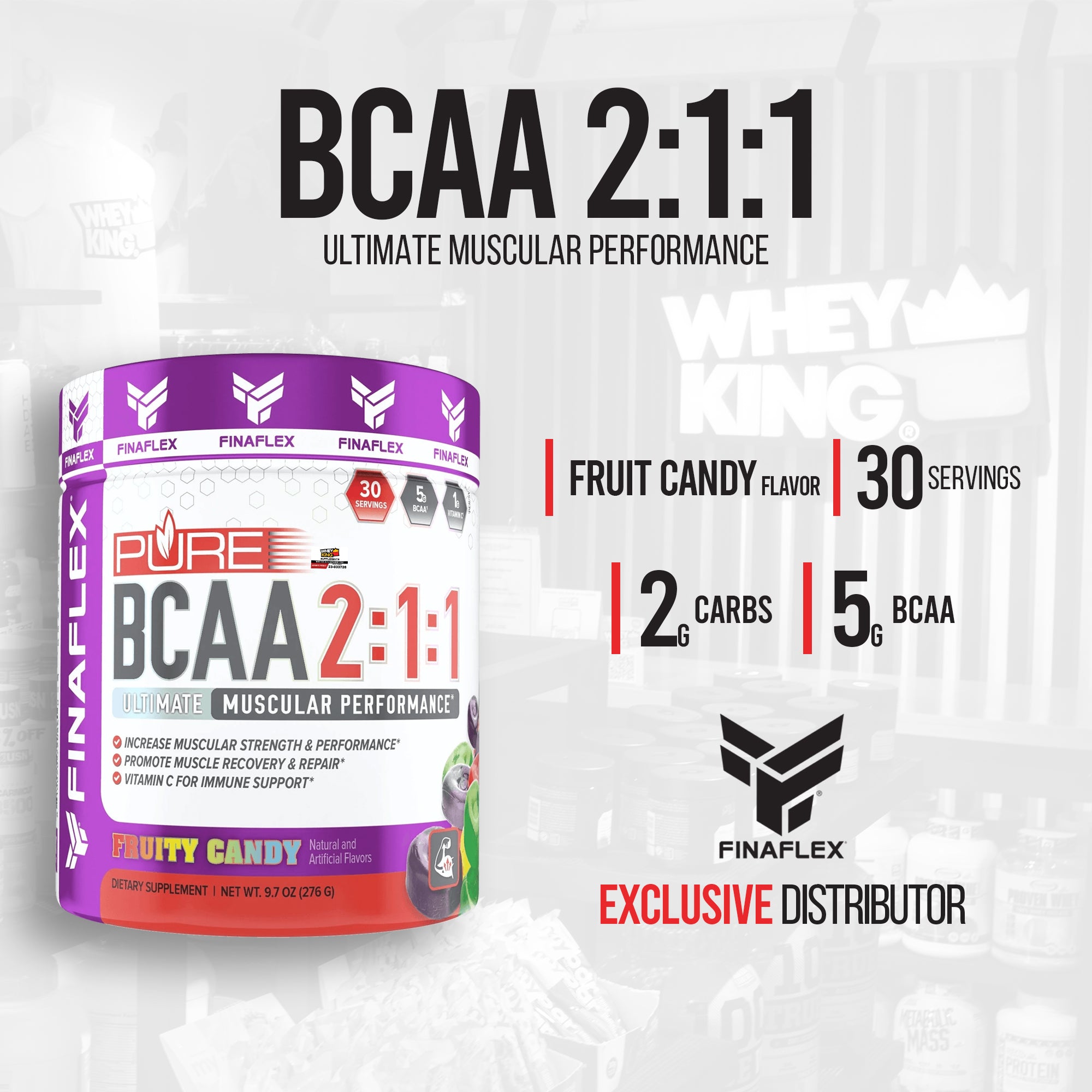 Finaflex Pure BCAA 2:1:1 - 30 servings