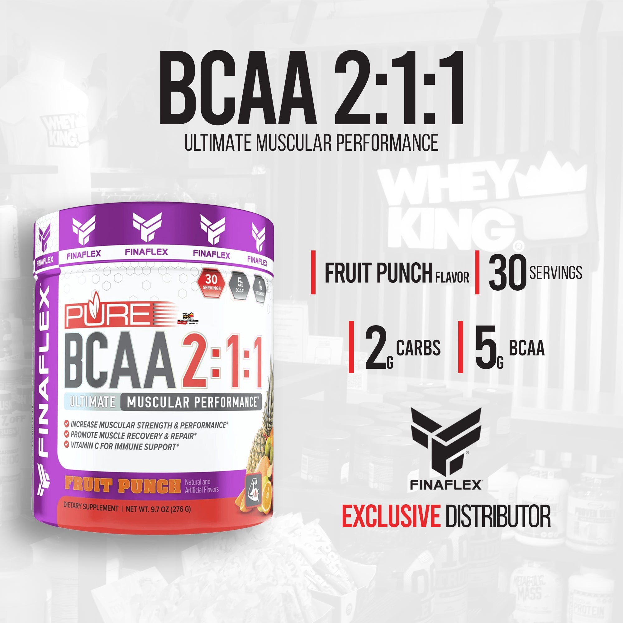 Finaflex Pure BCAA 2:1:1 - 30 servings