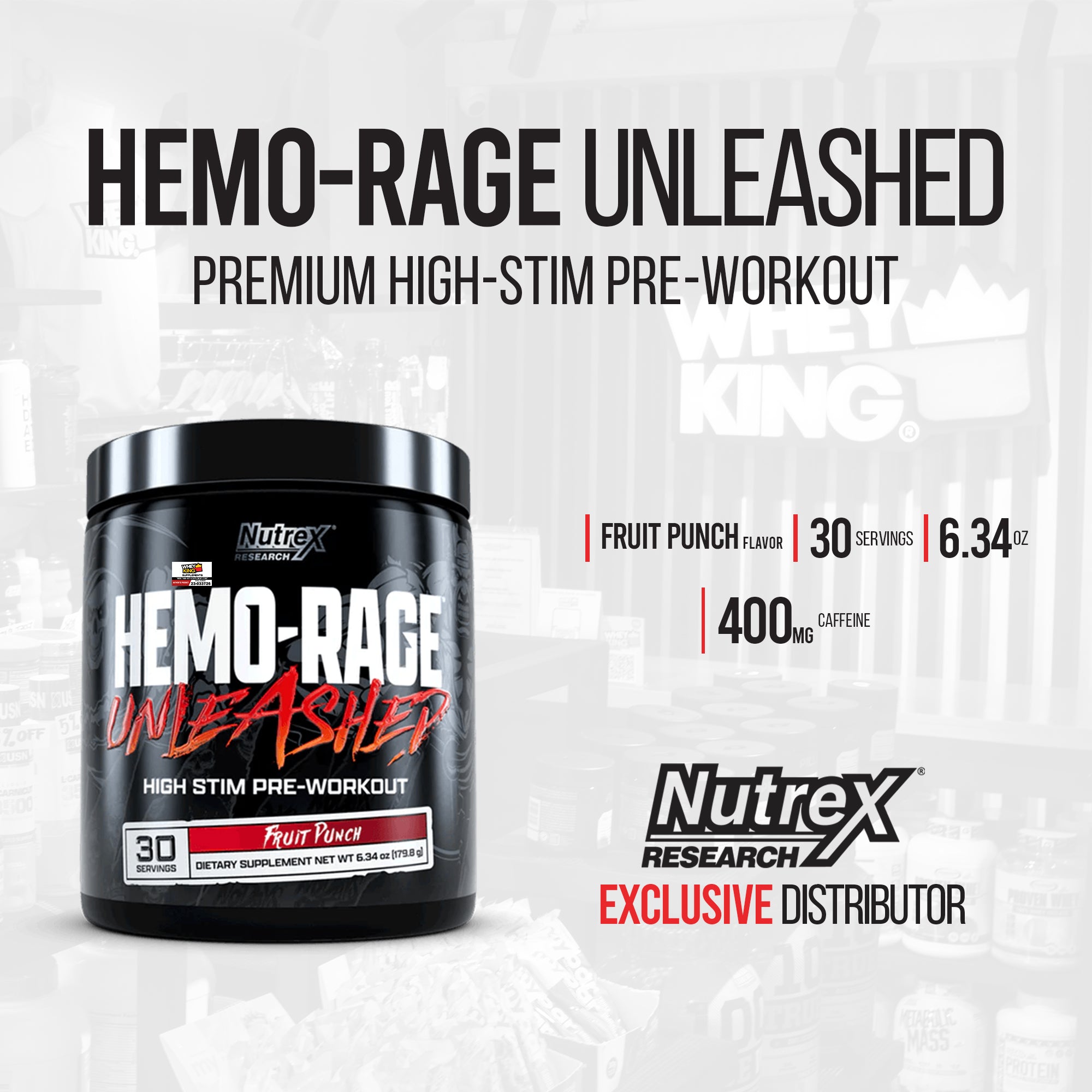 Nutrex Hemo-Rage Unleashed - 30 Servings