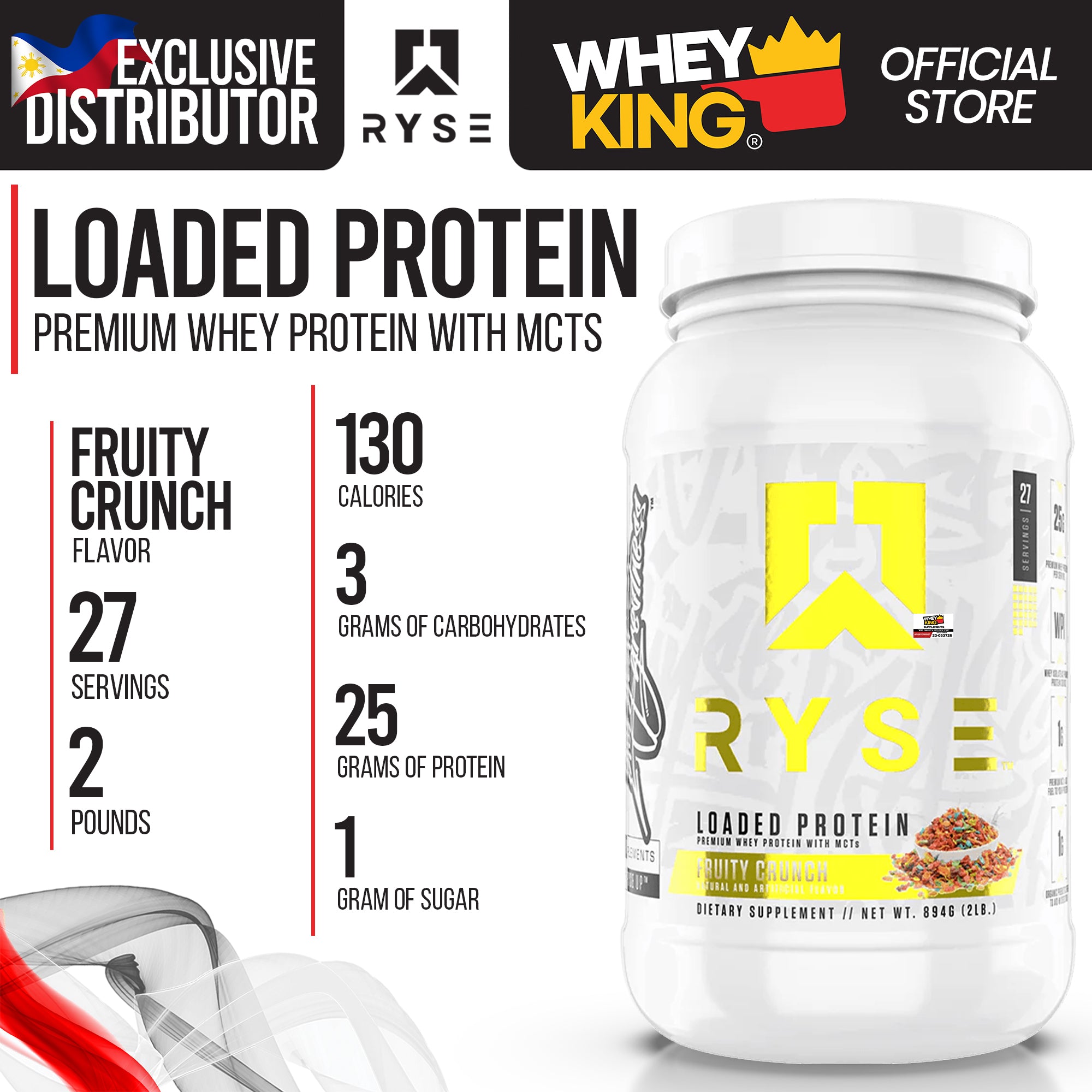 RYSE - Loaded Protein (2lbs)