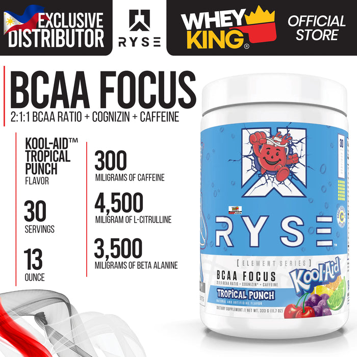 RYSE BCAA Focus Hydration, Endurance & Recovery