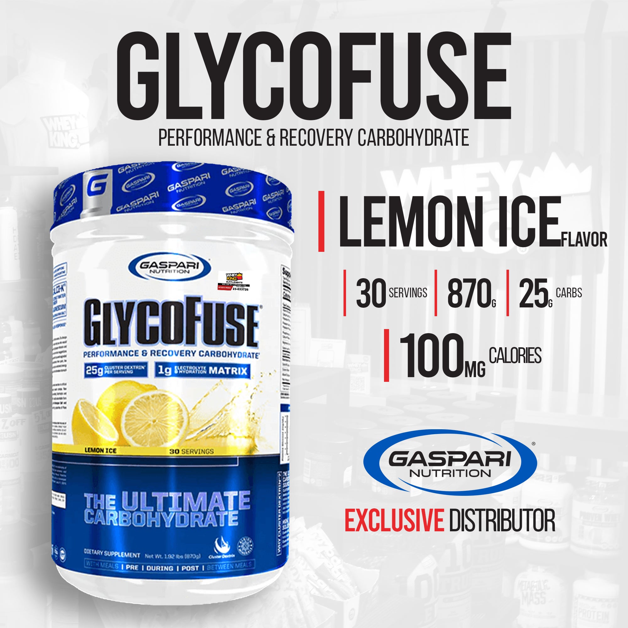 Gaspari - Glycofuse FREE BIDON