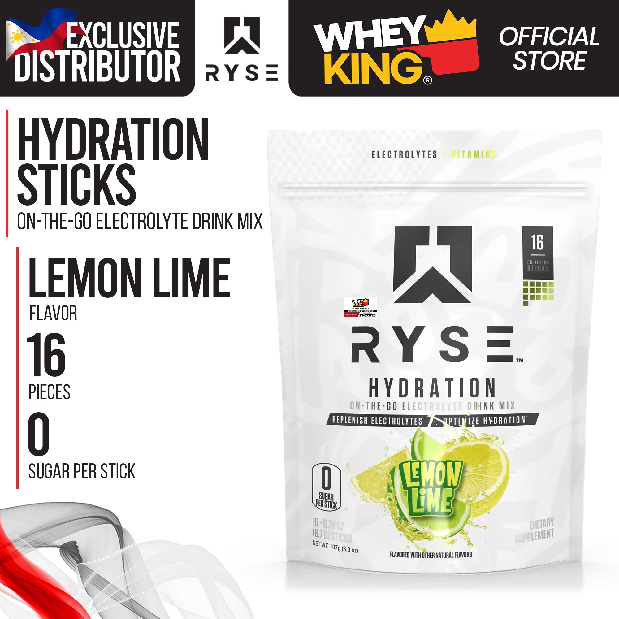 RYSE - Hydration Sticks