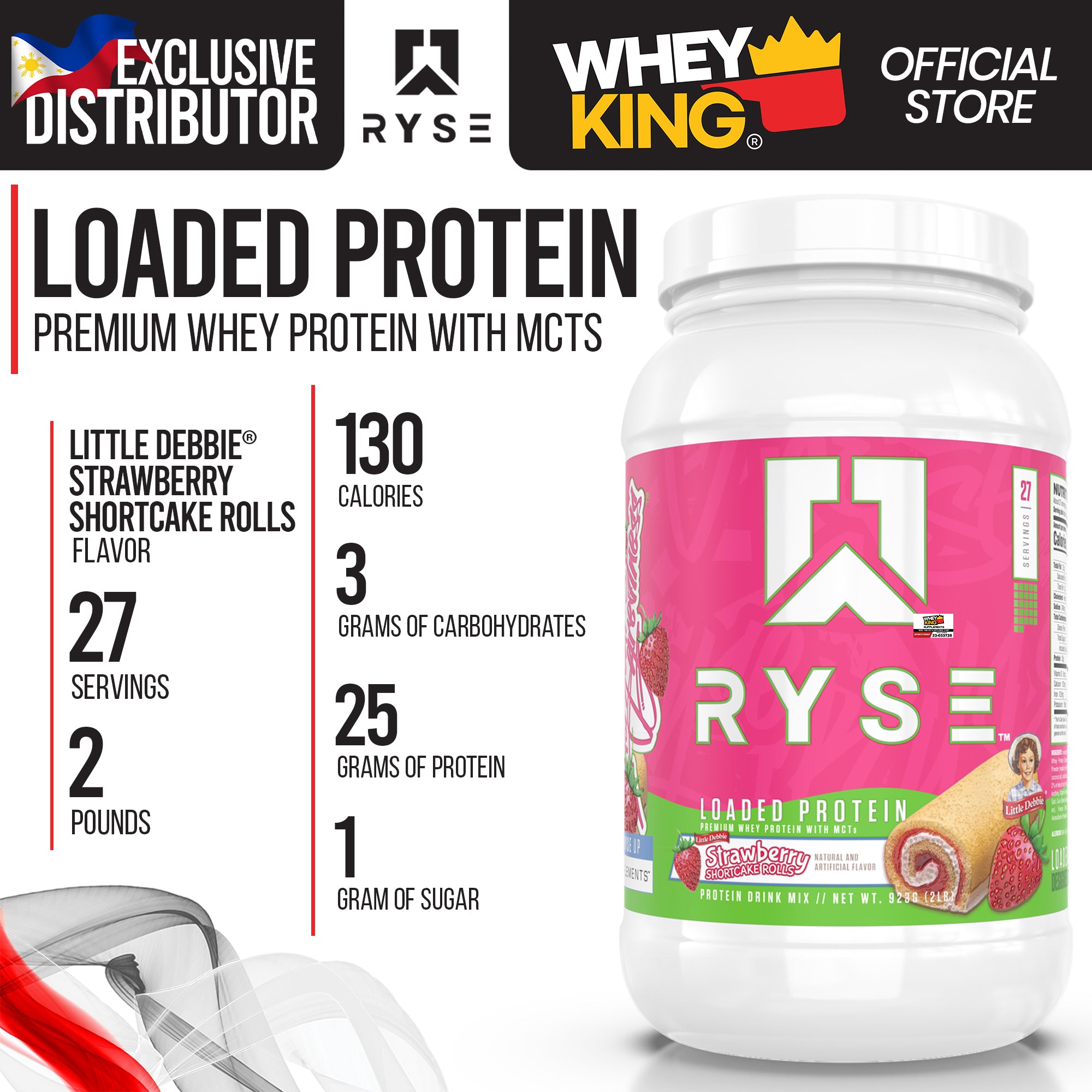 RYSE - Loaded Protein (2lbs)