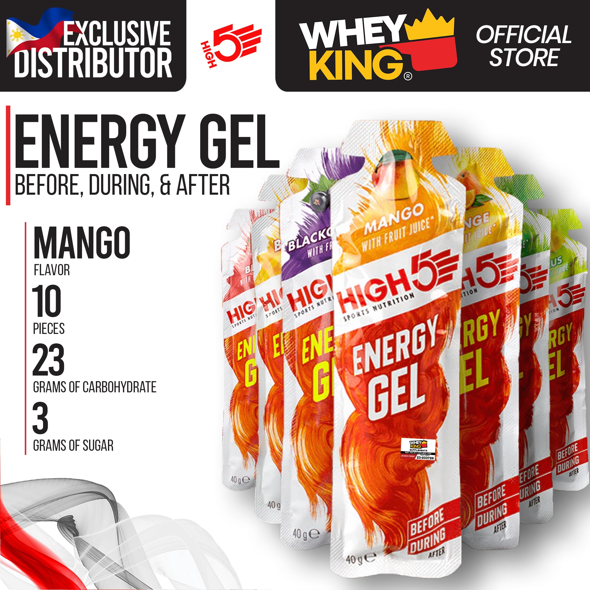 HIGH5 Energy Gels (10pcs)