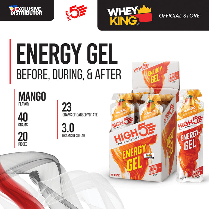 HIGH5 Energy Gels - 1 Box 20 Pcs