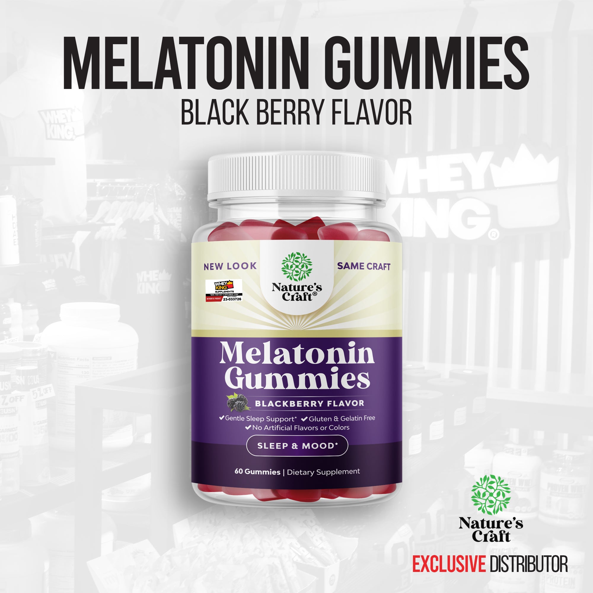 Natures Craft Melatonin Gummies - 60 Gummies