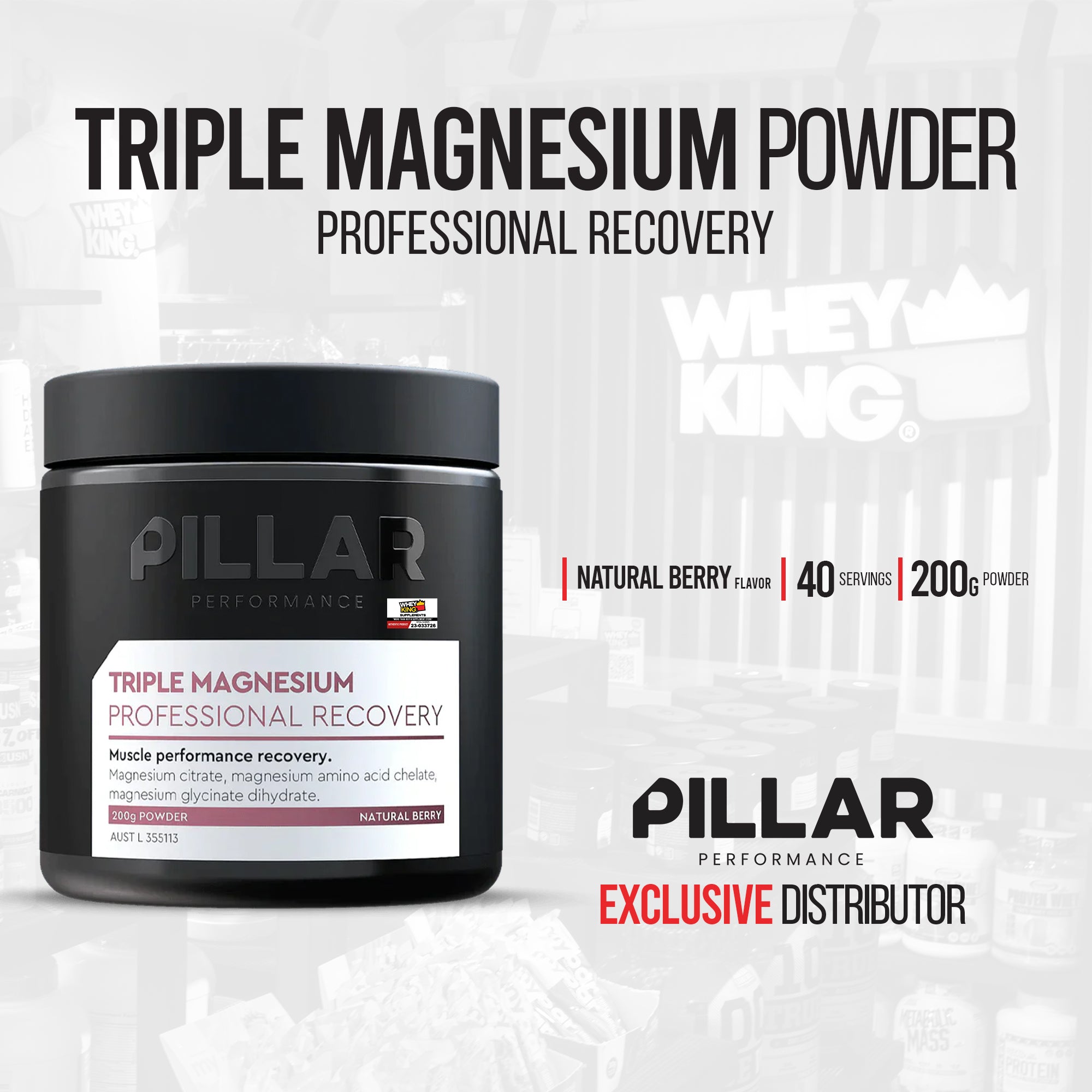 Pillar Performance - Triple Magnesium Powder