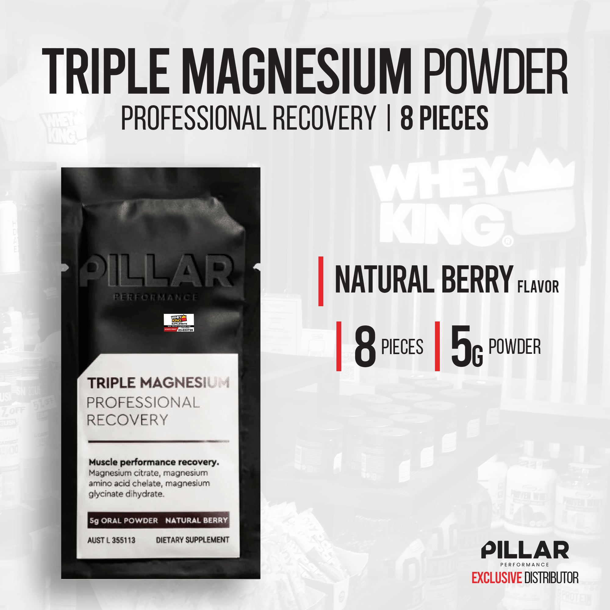 Pillar Performance - Triple Magnesium Sachet