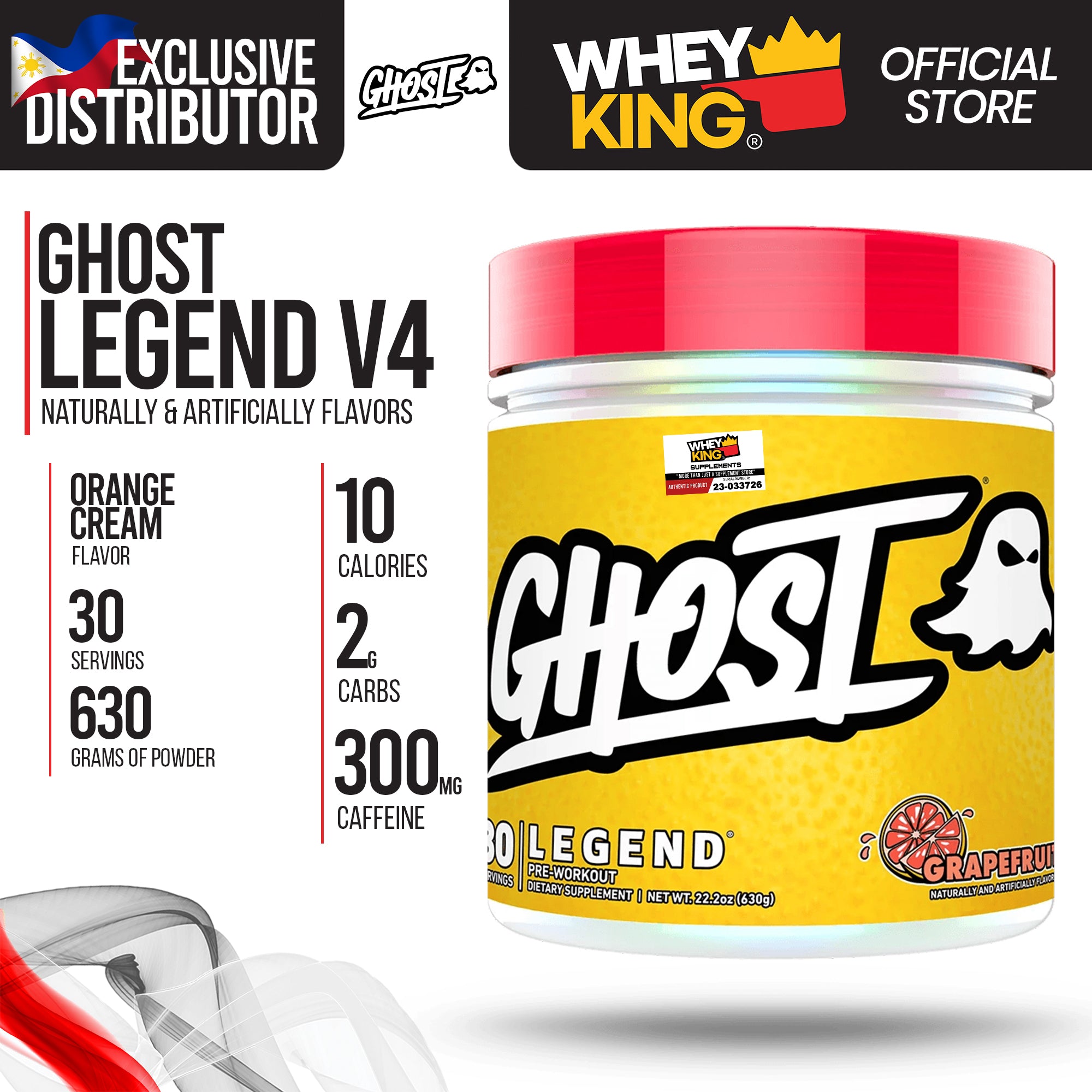 Ghost Legend V4 Pre-Workout