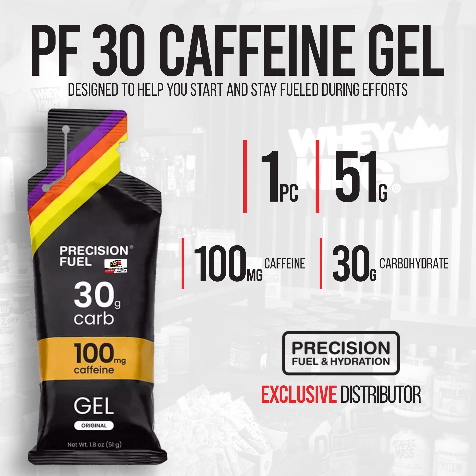 Precision Fuel & Hydration PF 30 with Caffeine Gel