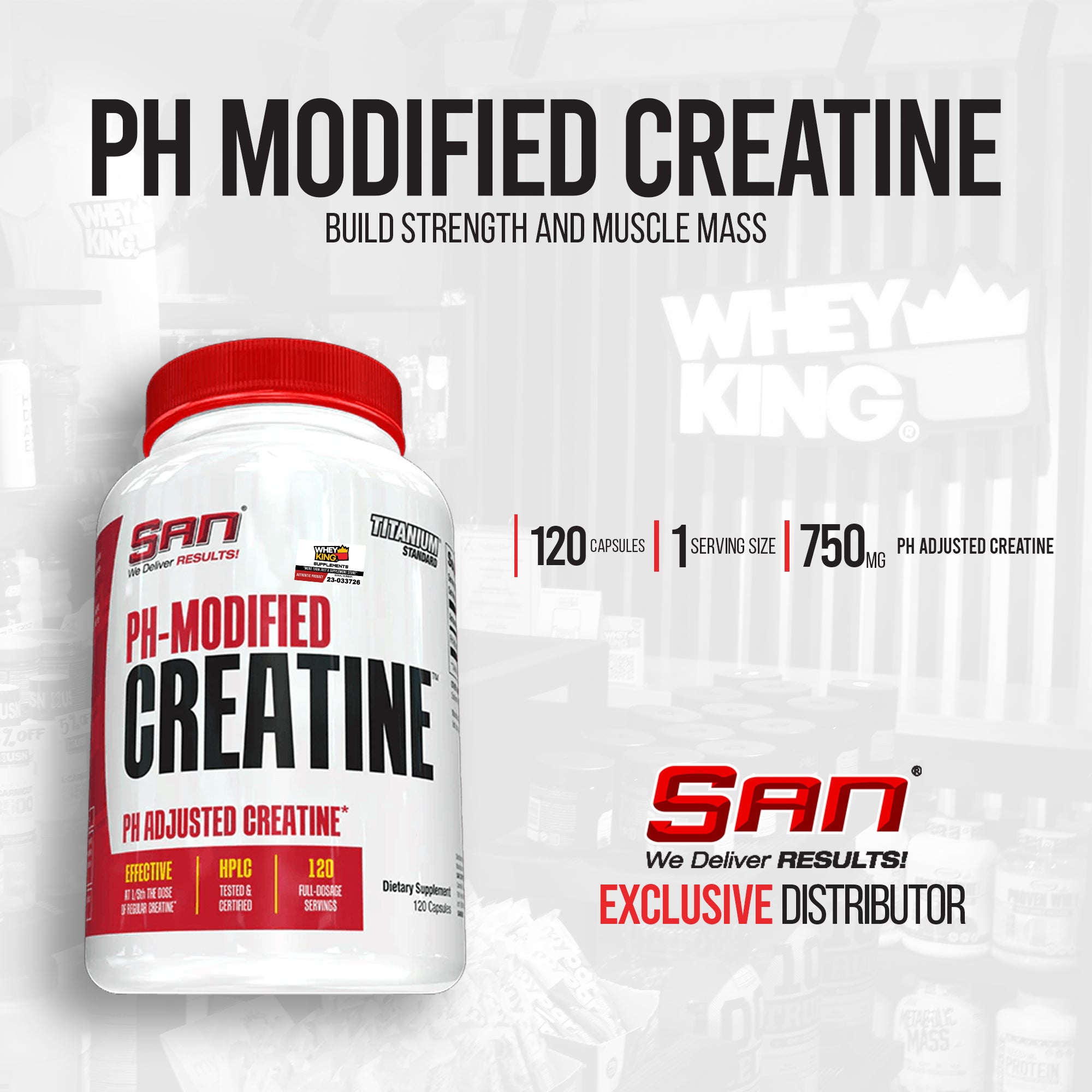 San Nutrition - PH Modified Creatine