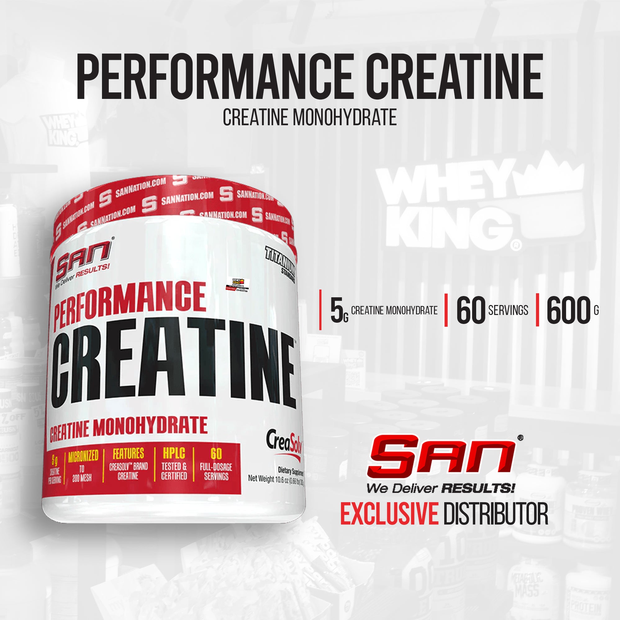 San — Whey King Supplements