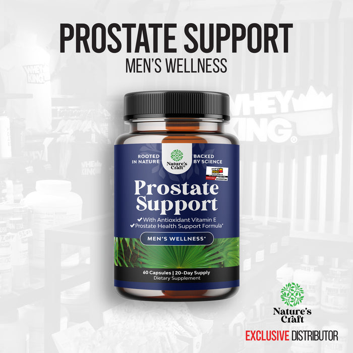 BUY1 GET 1= Natures Craft Prostate Support - 60 Capsules Exp 03/31/2025