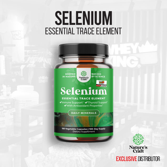 Natures Craft Selenium - 100 Capsules [EXP: 02/28/2025]