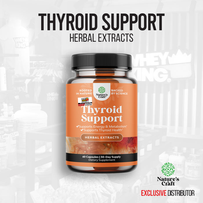 BUY1 GET 1= Natures Craft Thyroid Support - 60 Capsules EXP 02/28/2025