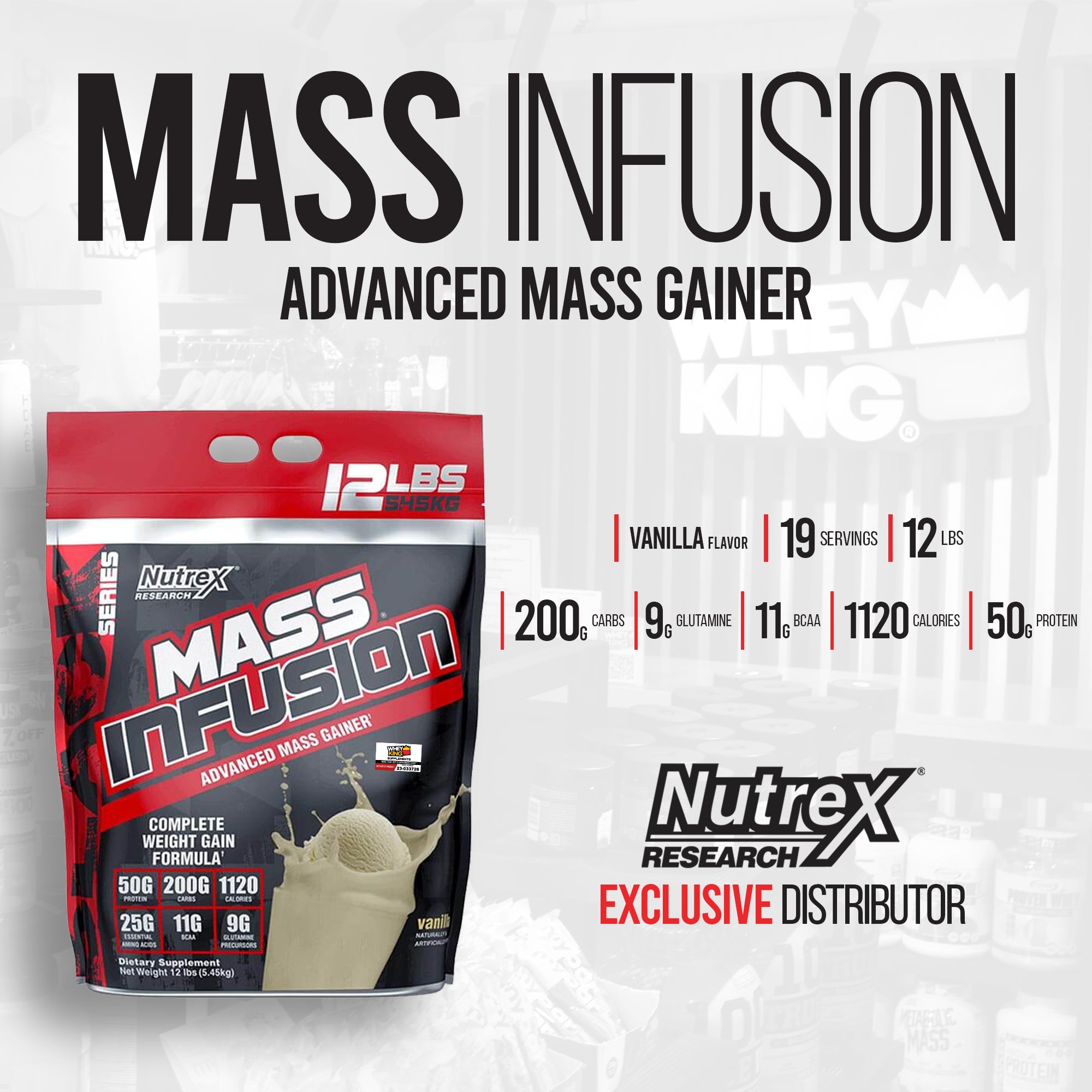 Nutrex Mass Infusion FREE BIDON