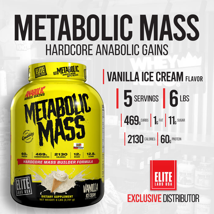 Elite Labs USA Metabolic Mass 6lbs