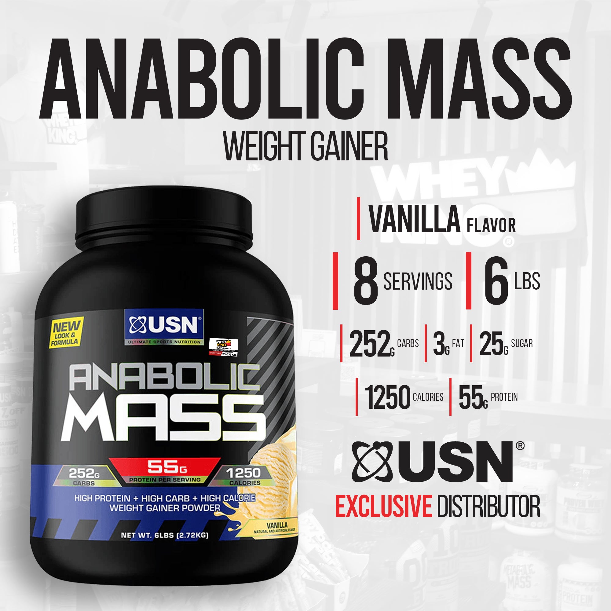 USN Anabolic Mass (6lbs)