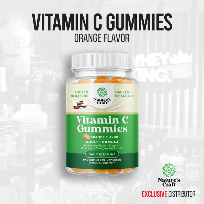 [CLEARANCE SALE - EXP: 12/31/2024] Natures Craft Vitamin C Gummies - 60 Gummies