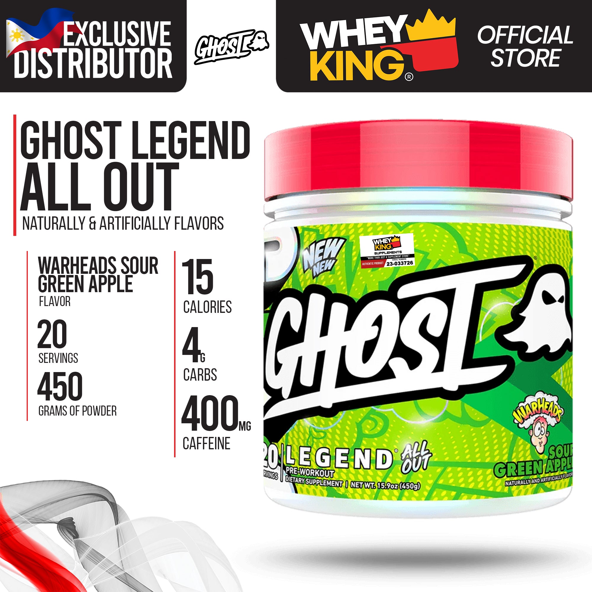 Ghost Legend All Out V2 Pre - Workout