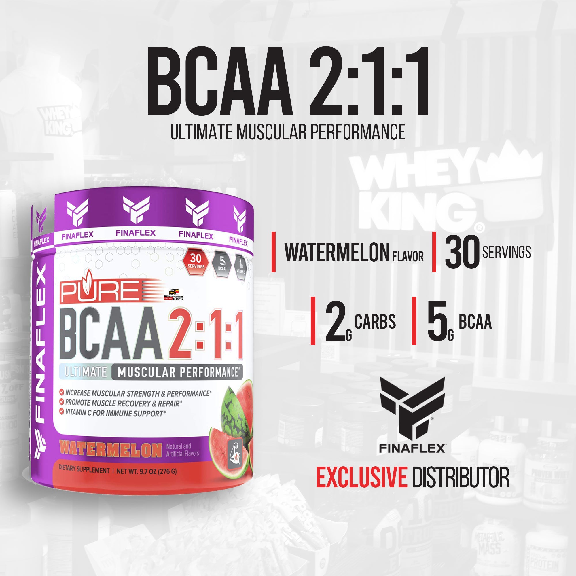 Finaflex Pure BCAA 2:1:1 - 30 servings