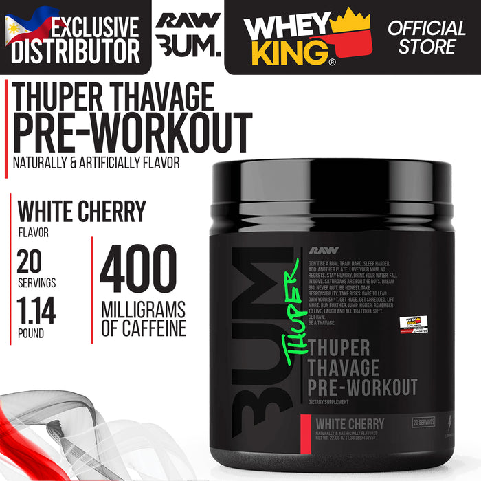 RAW Nutrition | CBUM - Thuper Thavage Pre-Workout