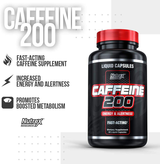 CLEARANCE NUTREX Caffeine 200 Energy and alertness EXP: JAN. 2025